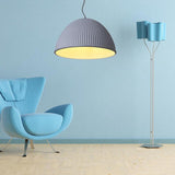 Modern Inverted Cup LED Cement Pendant Light Industrial Hanging Lamp for Kitchen and Dining