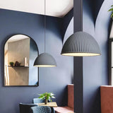 Modern Inverted Cup LED Cement Pendant Light Industrial Hanging Lamp for Kitchen and Dining
