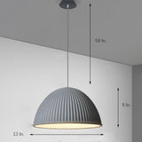 Modern Inverted Cup LED Cement Pendant Light Industrial Hanging Lamp for Kitchen and Dining