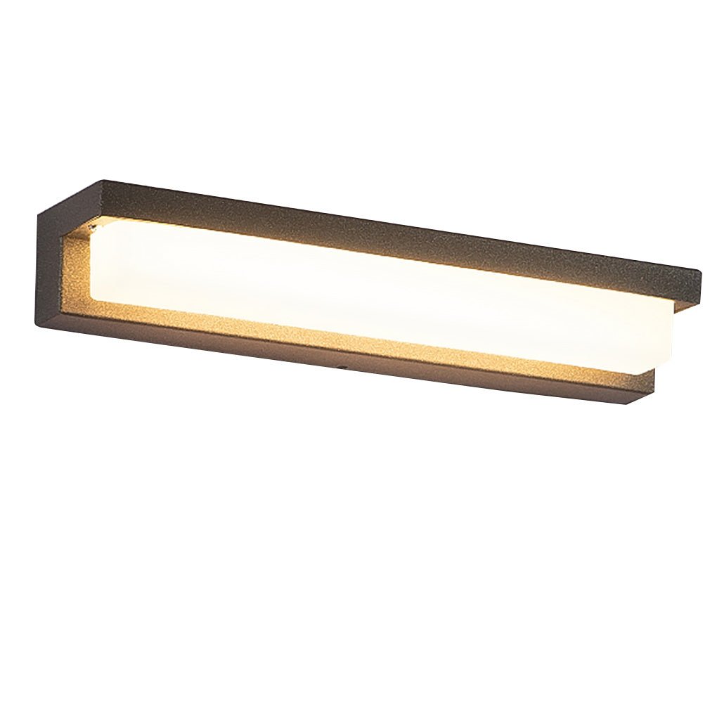 Modern IP54 Waterproof Linear LED Outdoor Wall Sconce Stainless Steel Lighting for Garden Villa