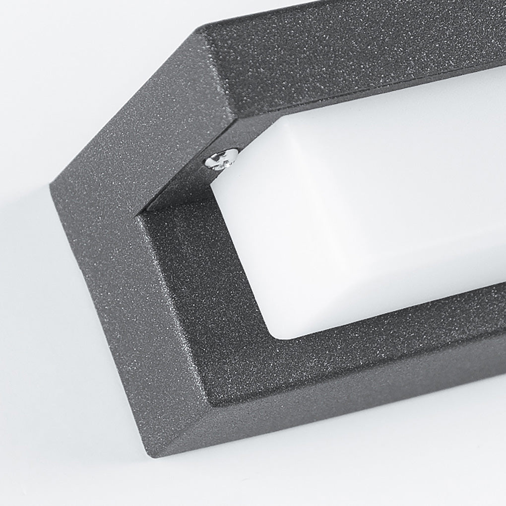 Modern IP54 Waterproof Linear LED Outdoor Wall Sconce Stainless Steel Lighting for Garden Villa