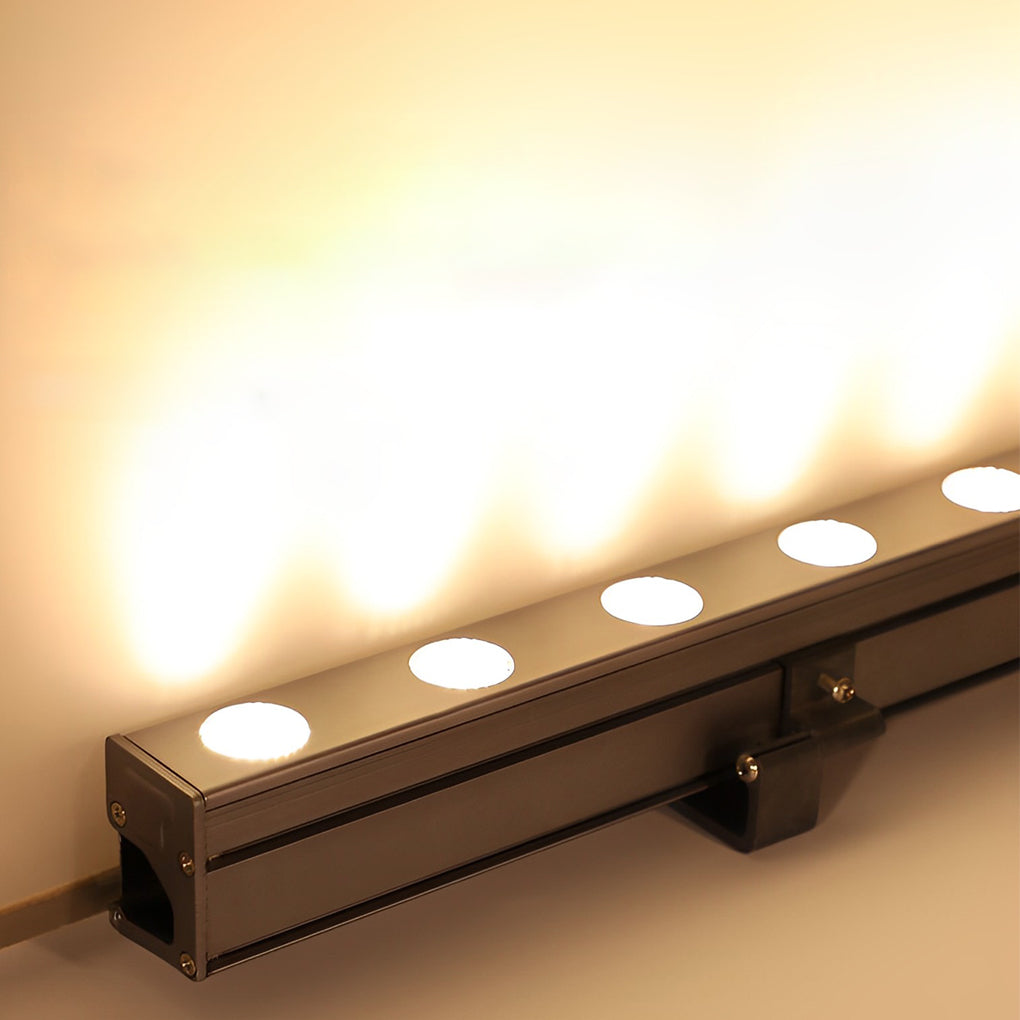 Modern IP65 Aluminum Linear LED Outdoor Wall Washer Light with 180 Degree Rotatable Bracket