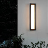 Modern IP65 Waterproof Aluminum Wall Sconce Minimalist LED Outdoor Light for Garden and Porch