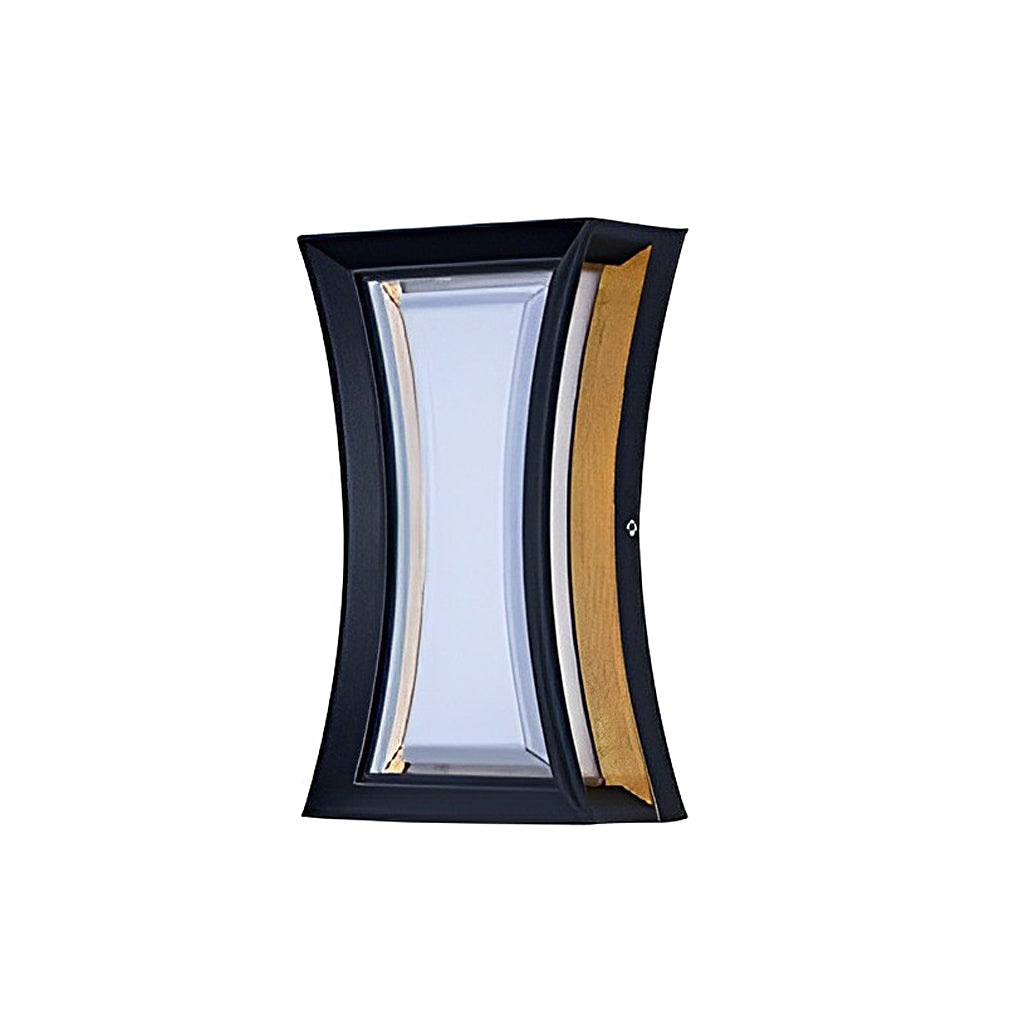 Modern IP65 Waterproof Aluminum Wall Sconce Minimalist LED Outdoor Light for Garden and Porch