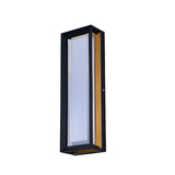 Modern IP65 Waterproof Aluminum Wall Sconce Minimalist LED Outdoor Light for Garden and Porch