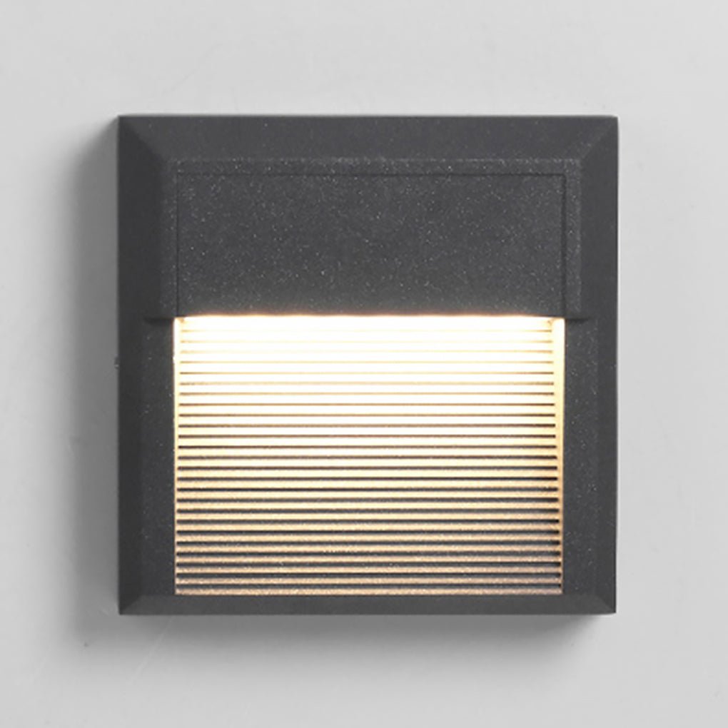 Modern IP65 Waterproof LED Outdoor Step Lights for Garden Path and Villa Wall Lighting