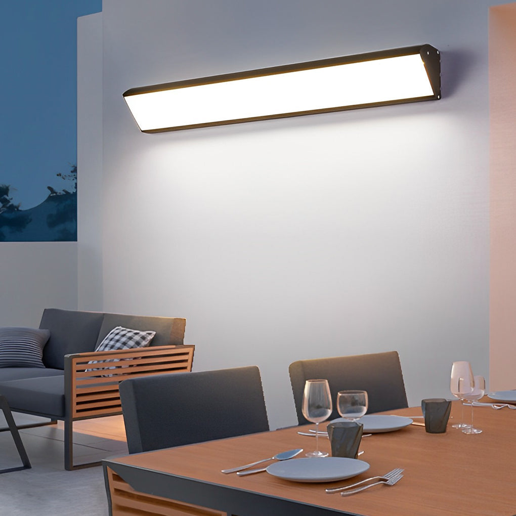 Modern IP65 Waterproof LED Outdoor Wall Light Sconce for Exterior Garden and Patio Lighting