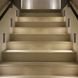 Modern IP65 Waterproof LED Recessed Stair Light Outdoor 3W Aluminum Step Wall Lamp