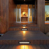 Modern IP65 Waterproof LED Recessed Wall Light for Outdoor Garden Paths and Step Lighting