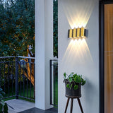 Modern IP65 Waterproof Outdoor LED Up and Down Wall Sconce Light for Garden Villa