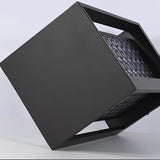 Modern IP65 Waterproof Outdoor Pathway Lights Black Galvanized Steel Lawn Lamp for Garden Villa