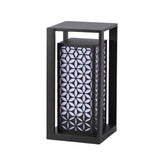 Modern IP65 Waterproof Outdoor Pathway Lights Black Galvanized Steel Lawn Lamp for Garden Villa