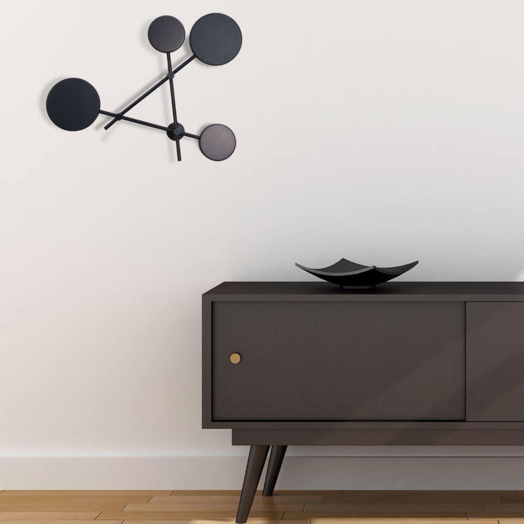 Modern Iride Geometric LED Wall Lamp Abstract Metal Sconce Lighting Fixture