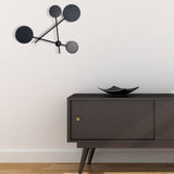 Modern Iride Geometric LED Wall Lamp Abstract Metal Sconce Lighting Fixture