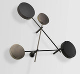 Modern Iride Geometric LED Wall Lamp Abstract Metal Sconce Lighting Fixture