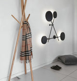 Modern Iride Geometric LED Wall Lamp Abstract Metal Sconce Lighting Fixture
