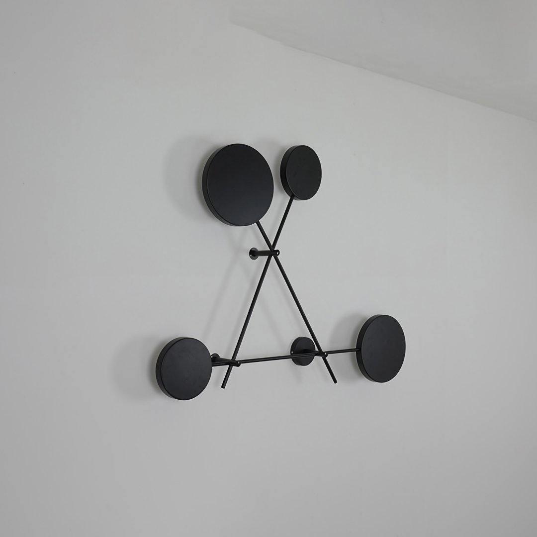 Modern Iride Geometric LED Wall Lamp Abstract Metal Sconce Lighting Fixture
