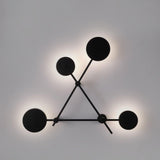 Modern Iride Geometric LED Wall Lamp Abstract Metal Sconce Lighting Fixture