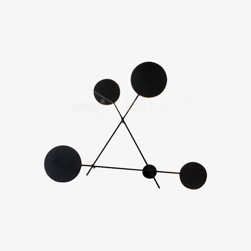 Modern Iride Geometric LED Wall Lamp Abstract Metal Sconce Lighting Fixture