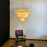 modern-iridescent-gold-murano-glass-disk-chandelier-for-luxury-interiors