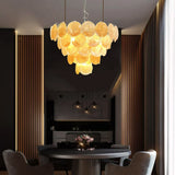 modern-iridescent-gold-murano-glass-disk-chandelier-for-luxury-interiors