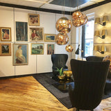 Modern Iridescent Melt Glass Lava Pendant Light for Contemporary Home Interiors
