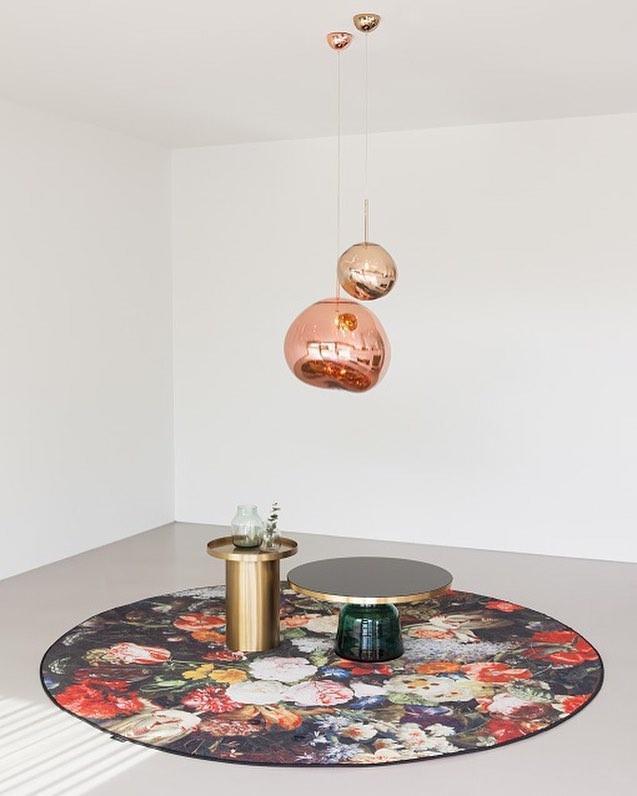 Modern Iridescent Melt Glass Lava Pendant Light for Contemporary Home Interiors