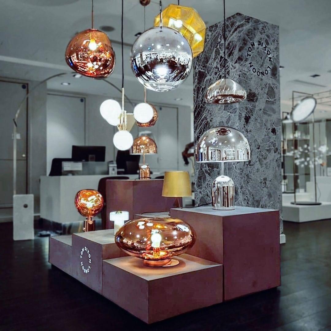 Modern Iridescent Melt Glass Lava Pendant Light for Contemporary Home Interiors