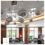 Modern Iridescent Melt Glass Lava Pendant Light for Contemporary Home Interiors
