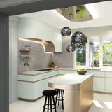 Modern Iridescent Melt Glass Lava Pendant Light for Contemporary Home Interiors