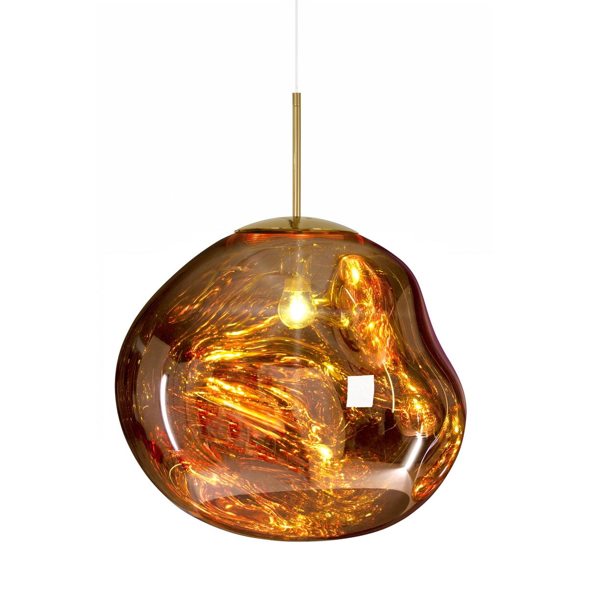 Modern Iridescent Melt Glass Lava Pendant Light for Contemporary Home Interiors