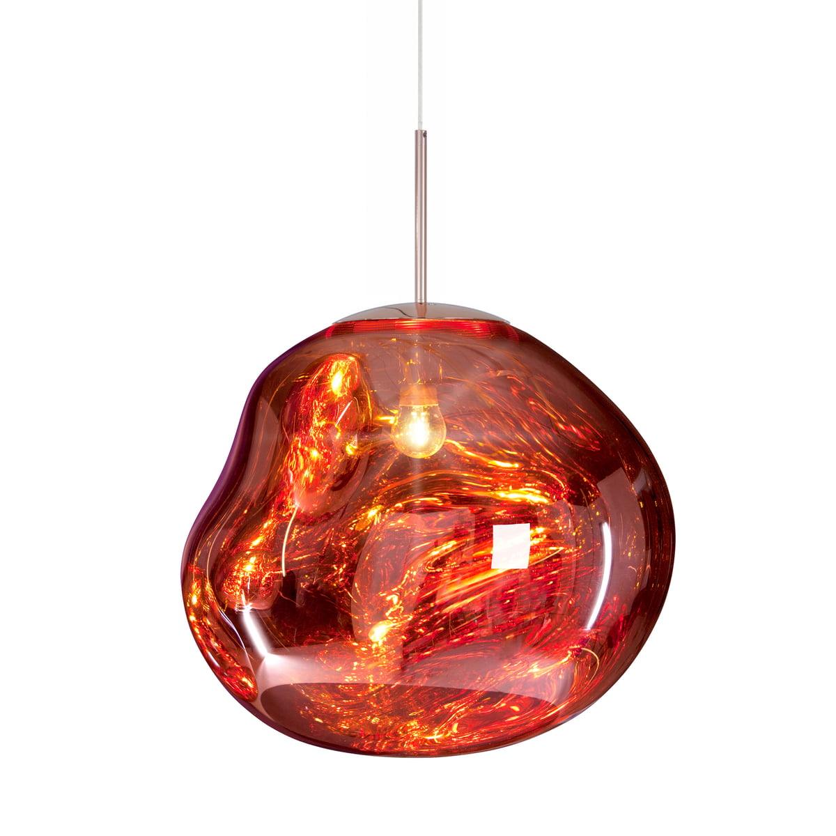 Modern Iridescent Melt Glass Lava Pendant Light for Contemporary Home Interiors