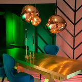 Modern Iridescent Melt Glass Lava Pendant Light for Contemporary Home Interiors