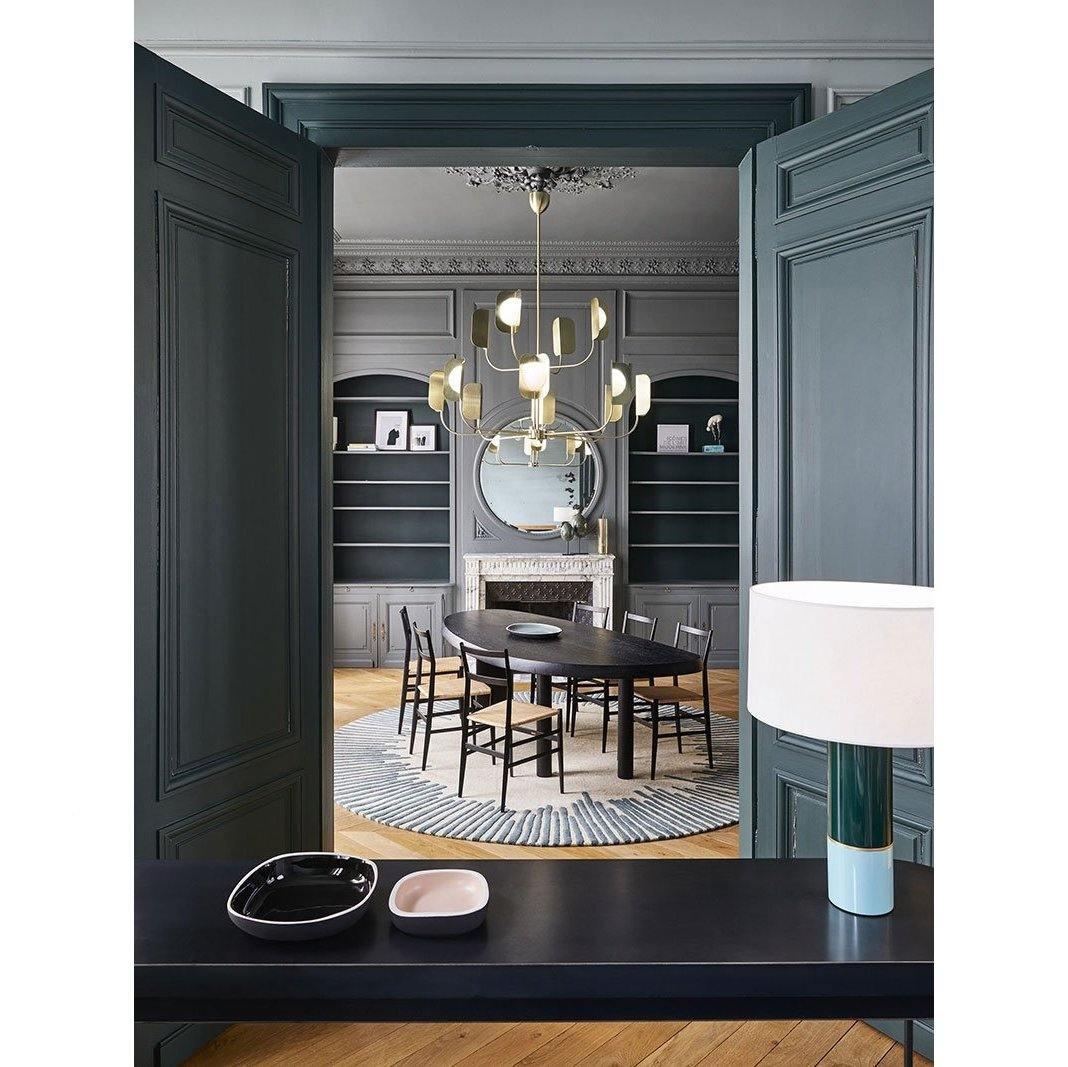 Modern Iron Leaf Chandelier Hand Forged Nature Inspired Gasolier Pendant Light