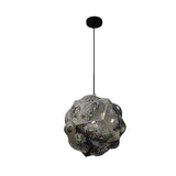 Modern Irregular 3D Stainless Steel Ball Pendant Light Chandelier for Contemporary Living Spaces