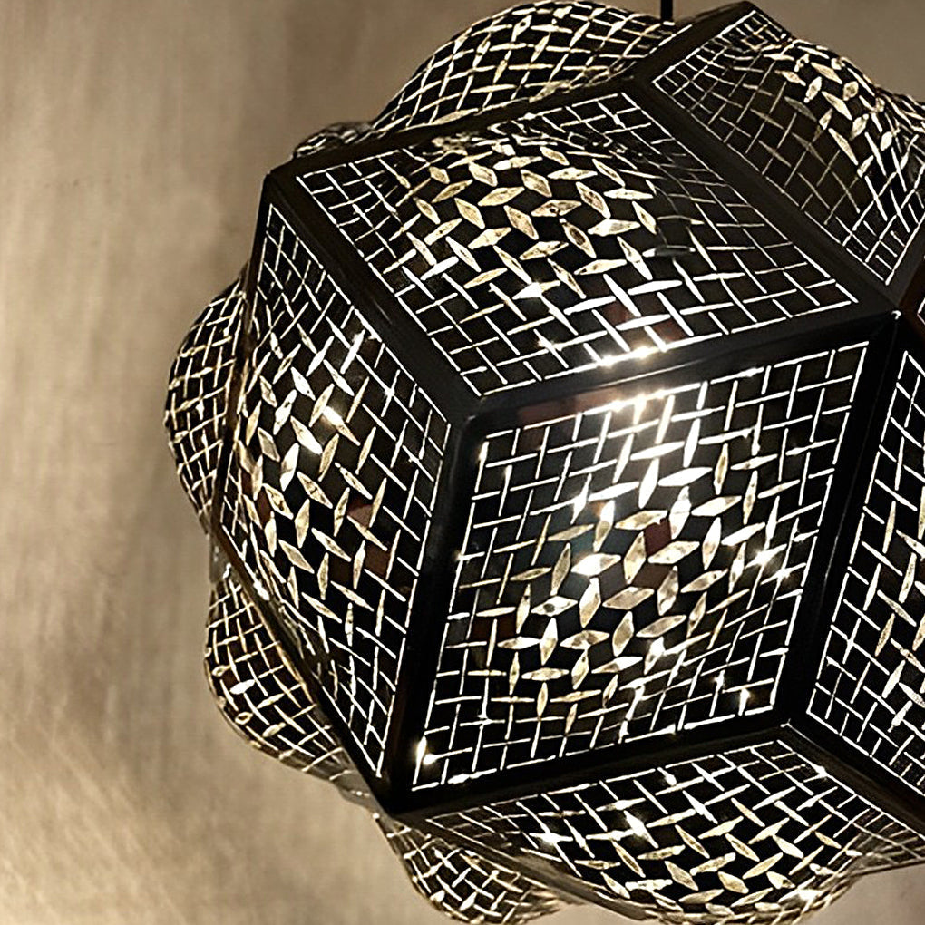 Modern Irregular 3D Stainless Steel Ball Pendant Light Chandelier for Contemporary Living Spaces