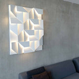 Modern Irregular Geometric LED Wall Light Stepless Dimming Art Decor Sconce for Living Room