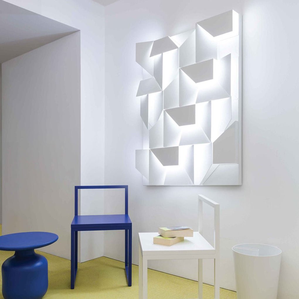 Modern Irregular Geometric LED Wall Light Stepless Dimming Art Decor Sconce for Living Room