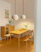 Modern Irregular Geometric Resin Pendant Light Minimalist Hanging Lamp Fixture