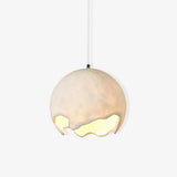 Modern Irregular Geometric Resin Pendant Light Minimalist Hanging Lamp Fixture
