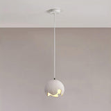 Modern Irregular Geometric Resin Pendant Light Minimalist Hanging Lamp Fixture