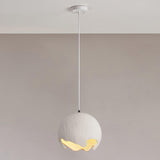 Modern Irregular Geometric Resin Pendant Light Minimalist Hanging Lamp Fixture