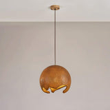 Modern Irregular Geometric Resin Pendant Light Minimalist Hanging Lamp Fixture