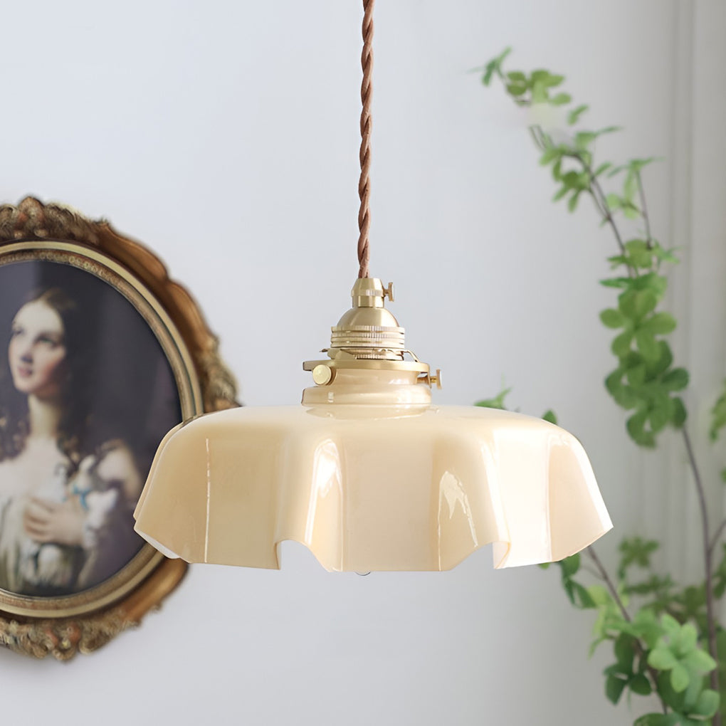Modern Irregular Glass Chandelier Nordic 4W LED Pendant Light for Living Room and Kitchen