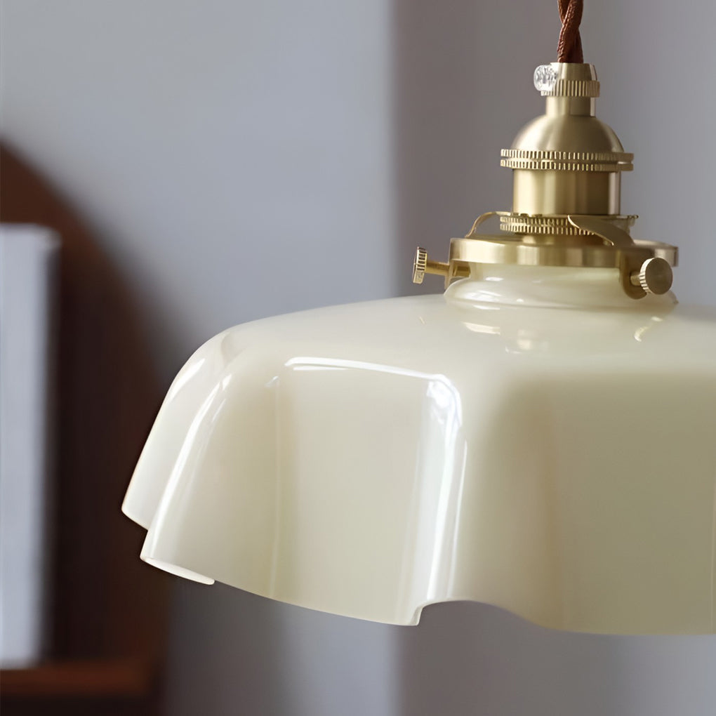Modern Irregular Glass Chandelier Nordic 4W LED Pendant Light for Living Room and Kitchen