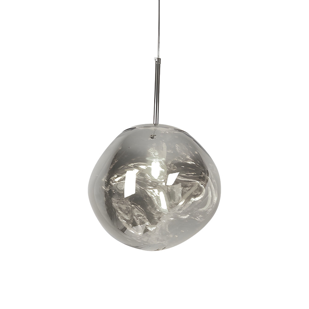 Modern Irregular Lava Glass Ball Pendant Light Creative Nordic Hanging Lamp for Home