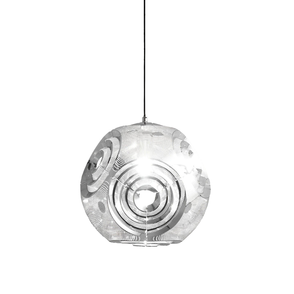 Modern Irregular Round Stainless Steel Pendant Light Chandelier for Dining Room and Bar