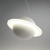 Modern Jupiter Ring LED Pendant Light Circular White Hanging Ceiling Lamp