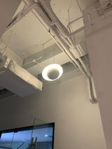 Modern Jupiter Ring LED Pendant Light Circular White Hanging Ceiling Lamp