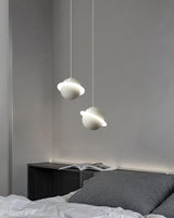 Modern Jupiter Ring LED Pendant Light Circular White Hanging Ceiling Lamp
